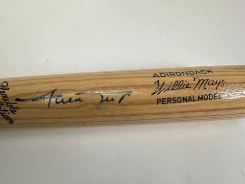 Amazon.com: Willie Mays Signed Autographed 302 Adirondack Baseball